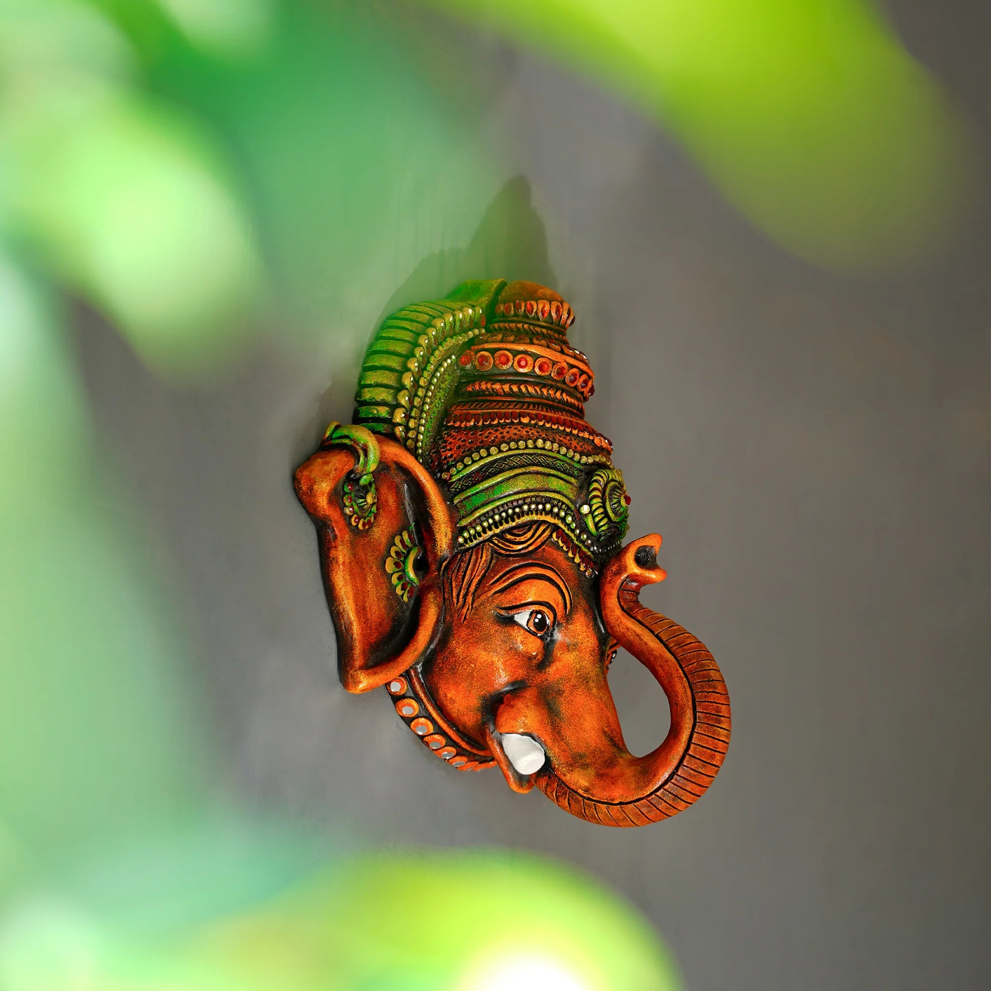 Handcrafted Ganesha Wall Hanging – Ethnic Terracotta Art